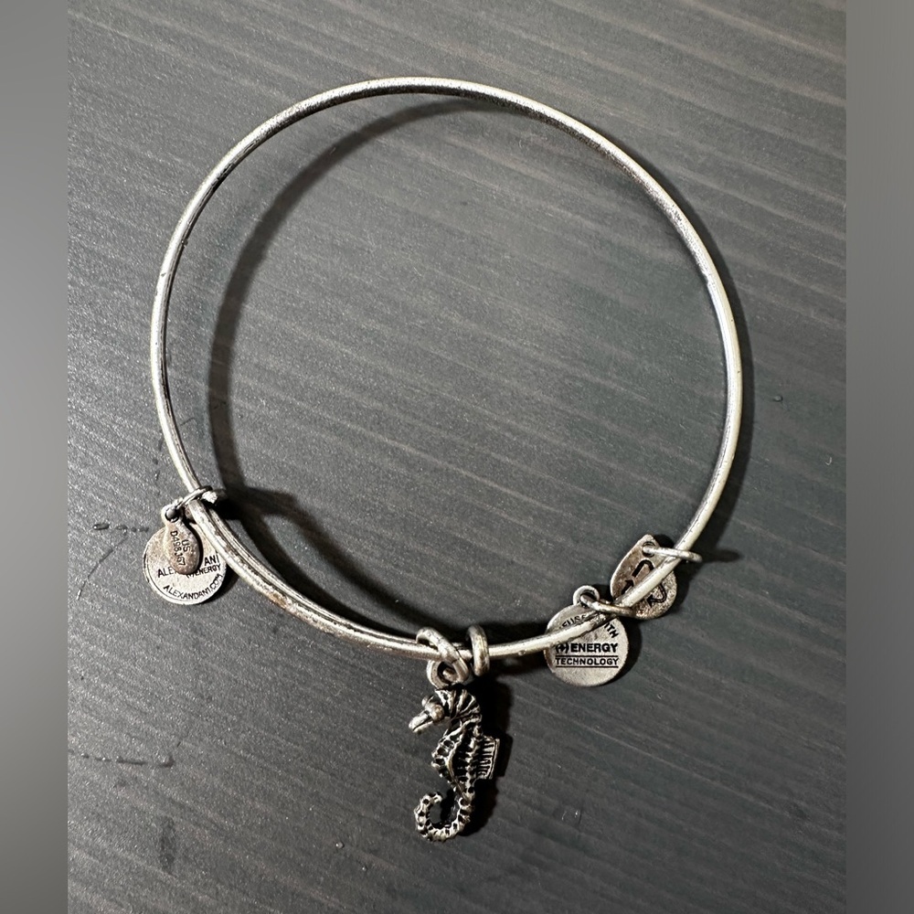 🔥Alex and ani silver seahorse bracelet